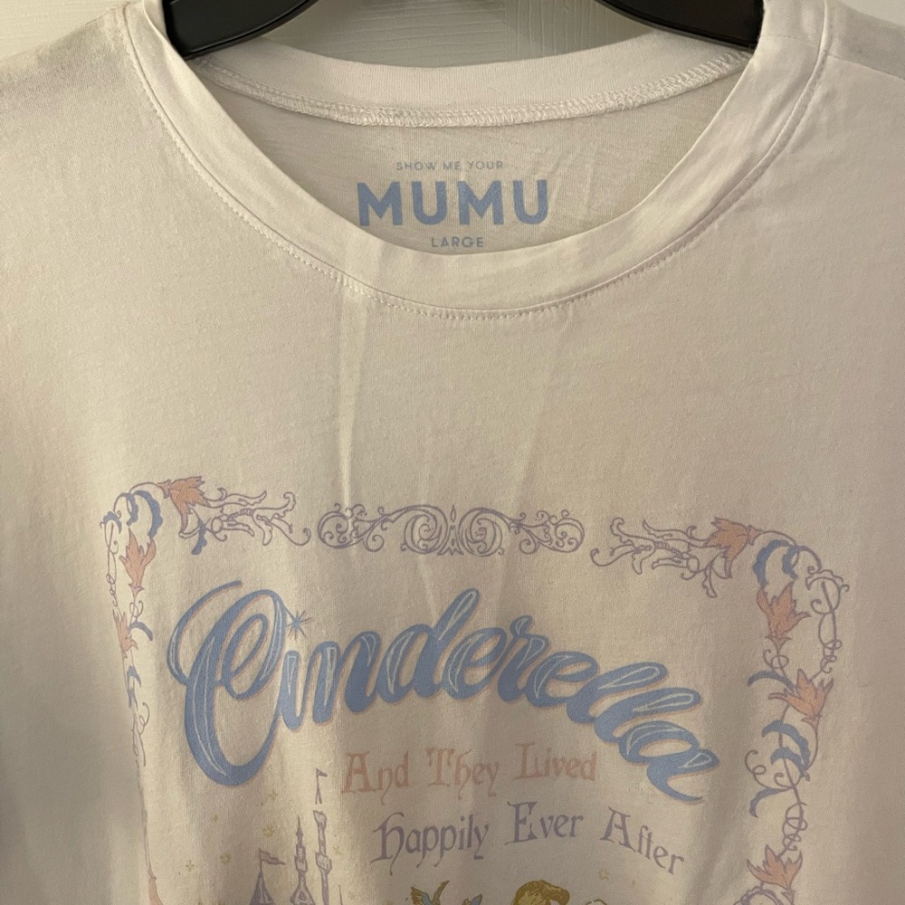 Show me your mumu cotton Cinderella graphic tee